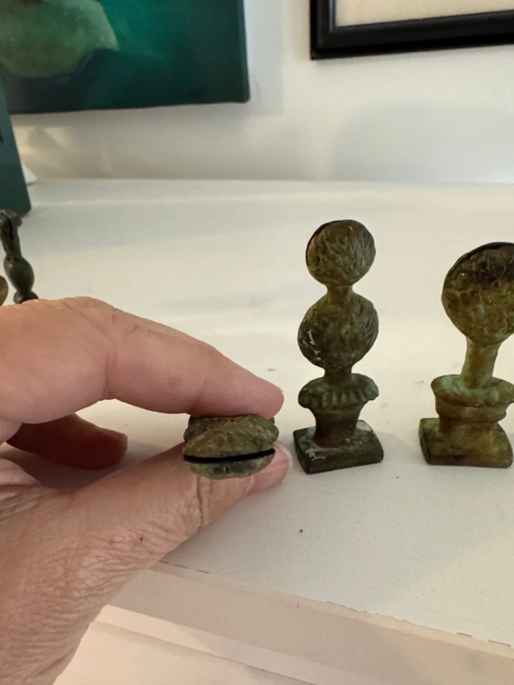 Pier 1 Vintage Inspired Rustic Metal Place Card Holders (8)